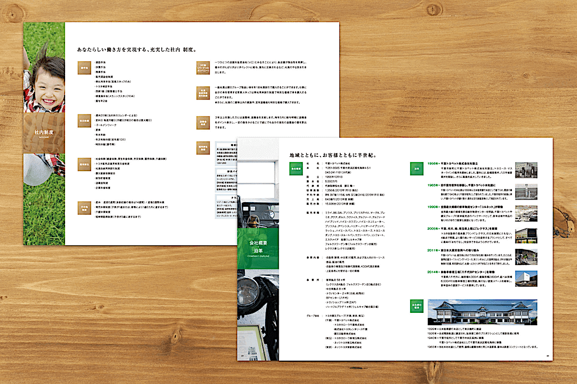 自動車ディーラー 採用パンフレット作成_397｜PAMPHLET.make